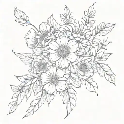 Birth Flower Bouquet