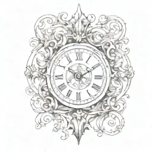 Wall Antique Clock
