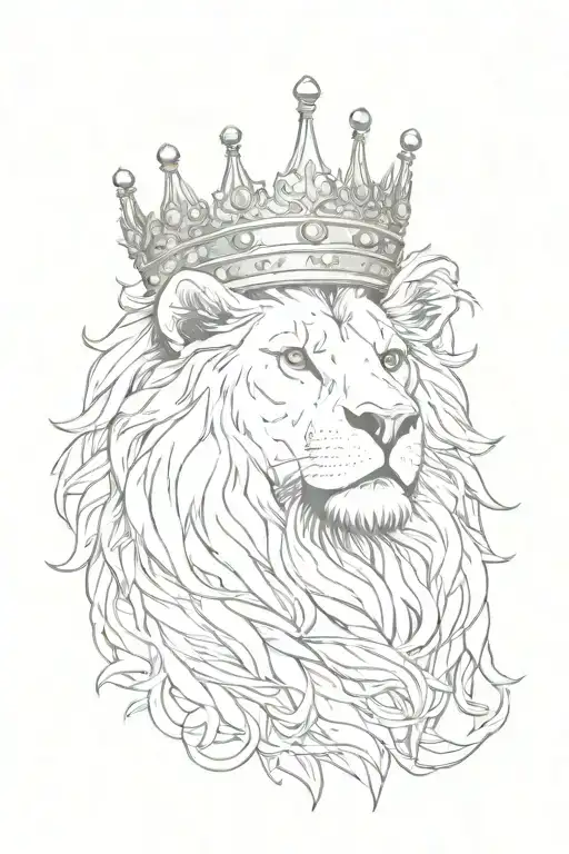 Lion With Crown And Temida