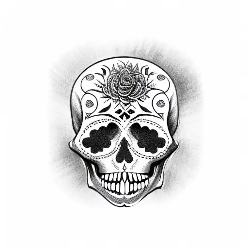 Dia De Los Muertos Skull