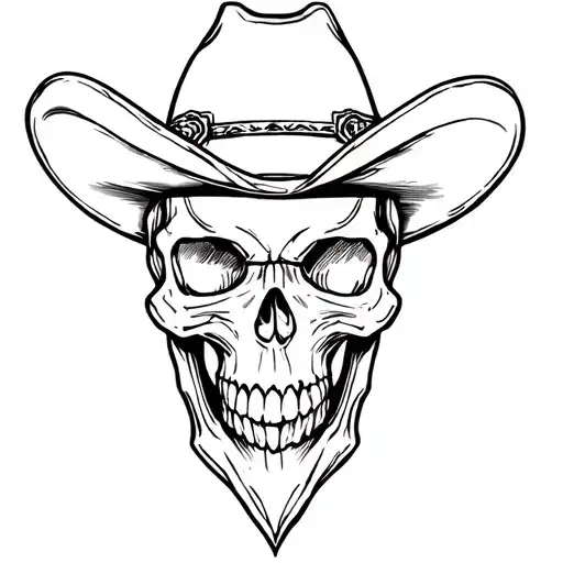 Cowboy Skull Made