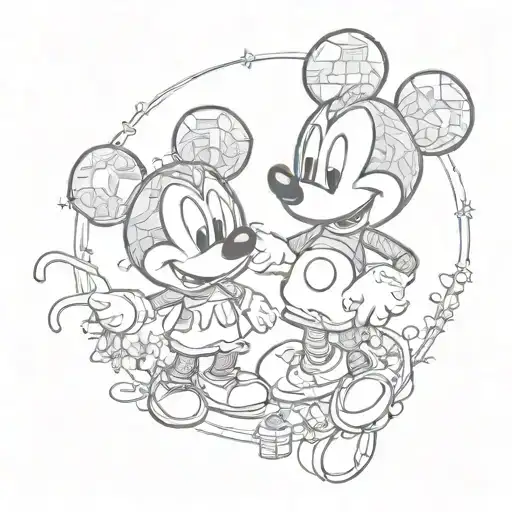 Mini And Micky Mouse