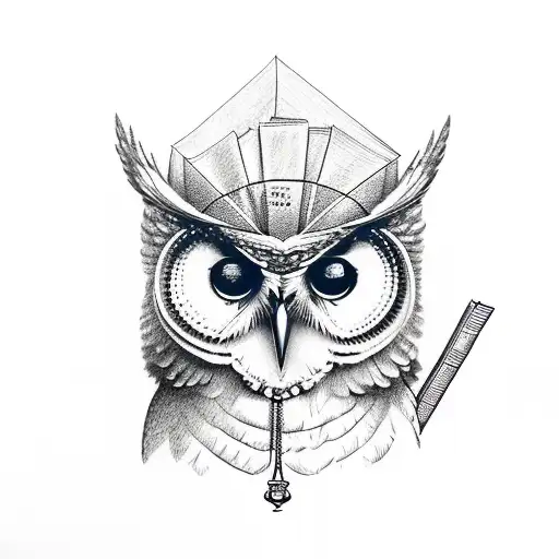 Athena's Owl Over Books