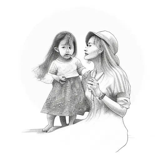 Mother With Daughter