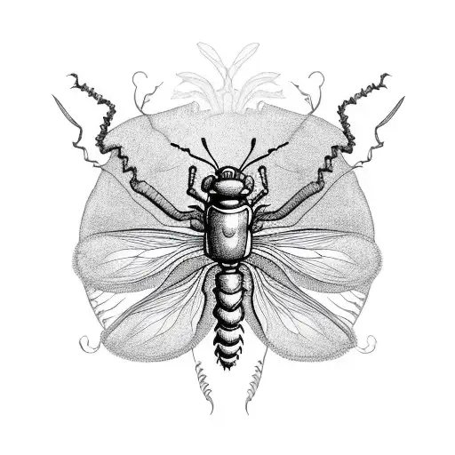 Floral Scary Insects