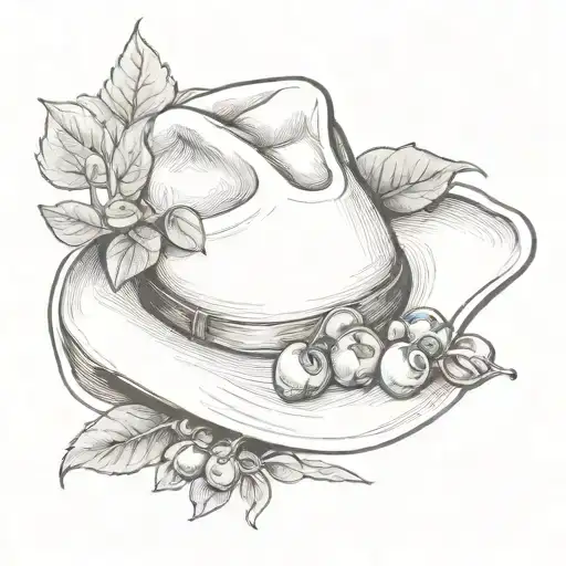 Blueberry With Cowboy Hat