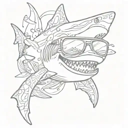 Cute Shark Sunglasses