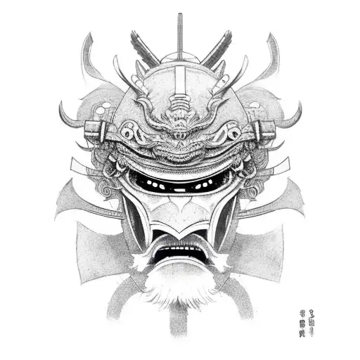 Dragonkobuki Mask Samurai