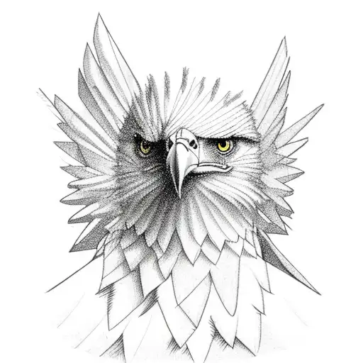 A Majestic Eagle Soaring Over A Dense Forest