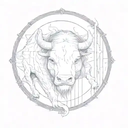 Bull And Bear In A Circle