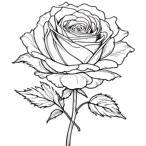 Rose And Cosmo Birth Flower Dainty Fine Line Intertwined