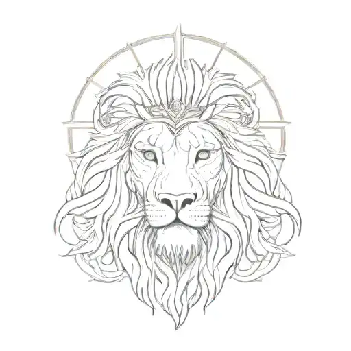 Jesus Christ Lion Head