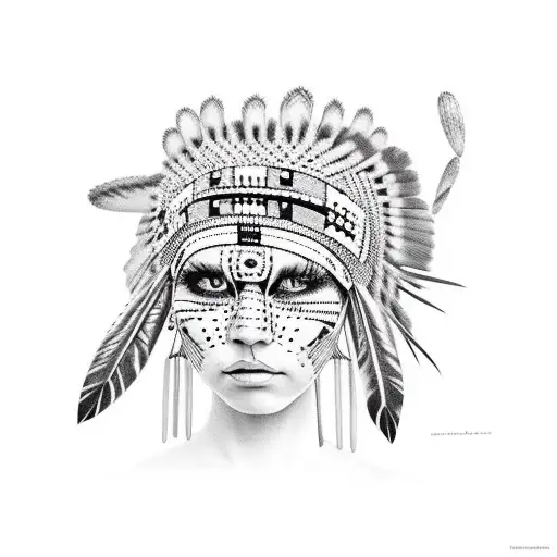 Indigenous Cactus Woman