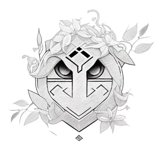 Anbu Symbol With Jasmine