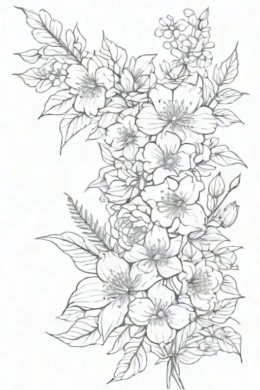 September Birth Flower Bouquet