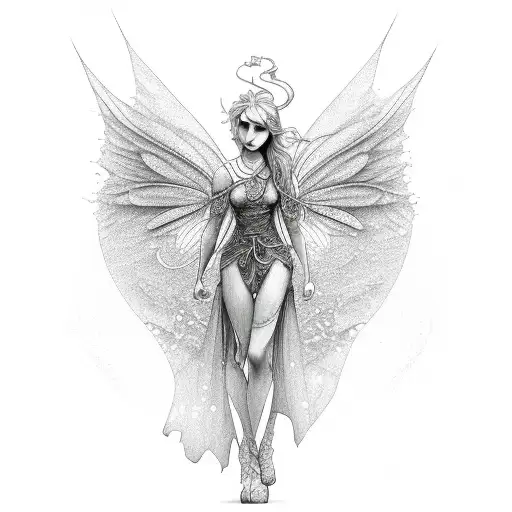 Long Earth Fairy In Fantasy Cry