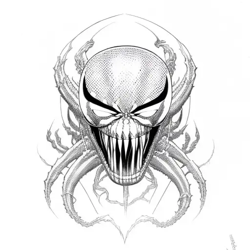 Marvel Venom With Webs