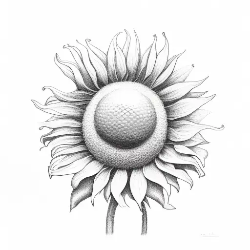 Golfball Sunflower