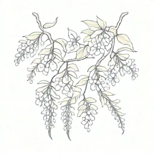 Wisteria Flowers Vine Wrapping