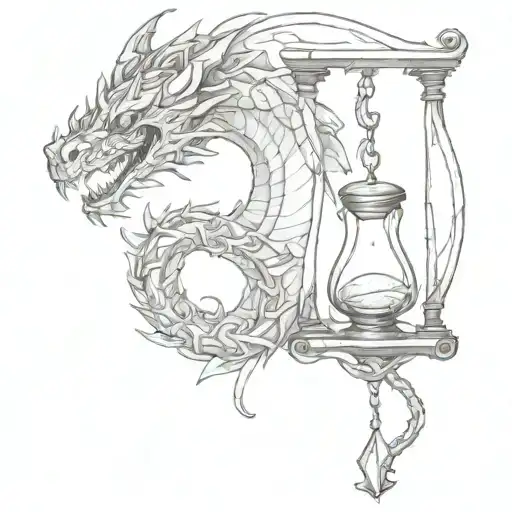 Chain Dragon Hourglass
