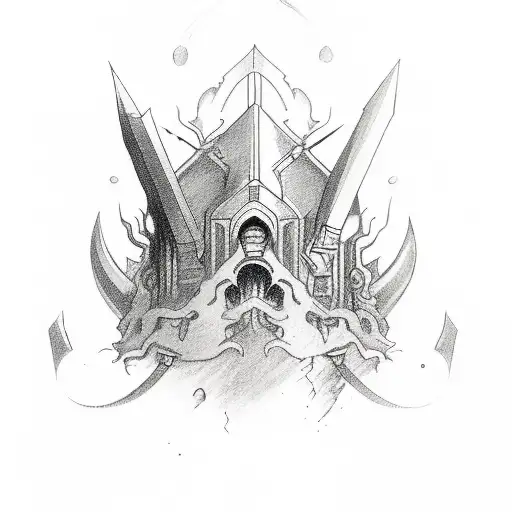 Dagger With Word Richards Down The Side