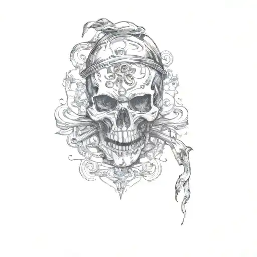 A Skull And Crossbones