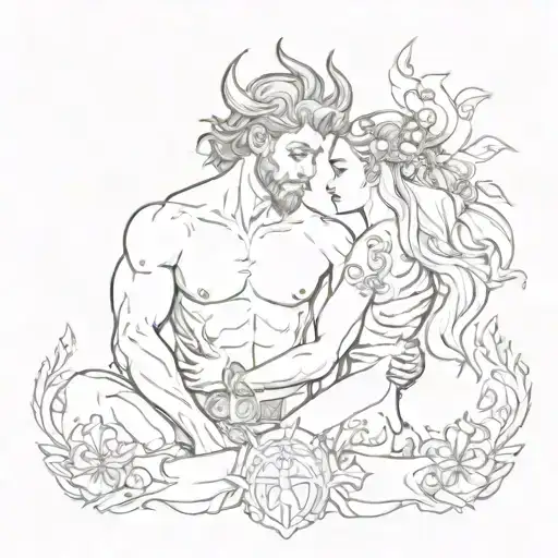 Twin Flame Taurus Man And Libra Woman Holding
