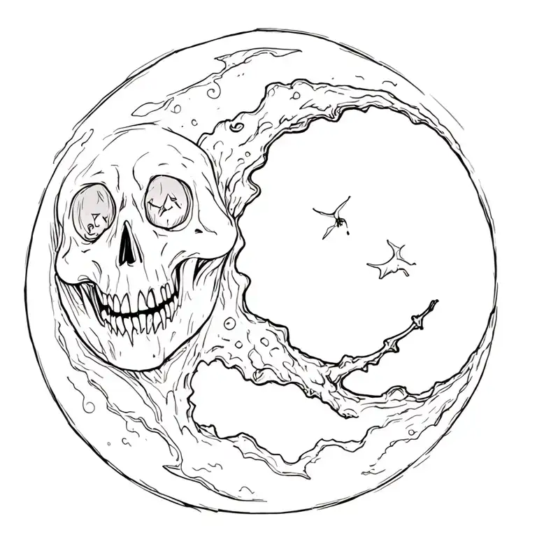 Spooky Halloween Moon