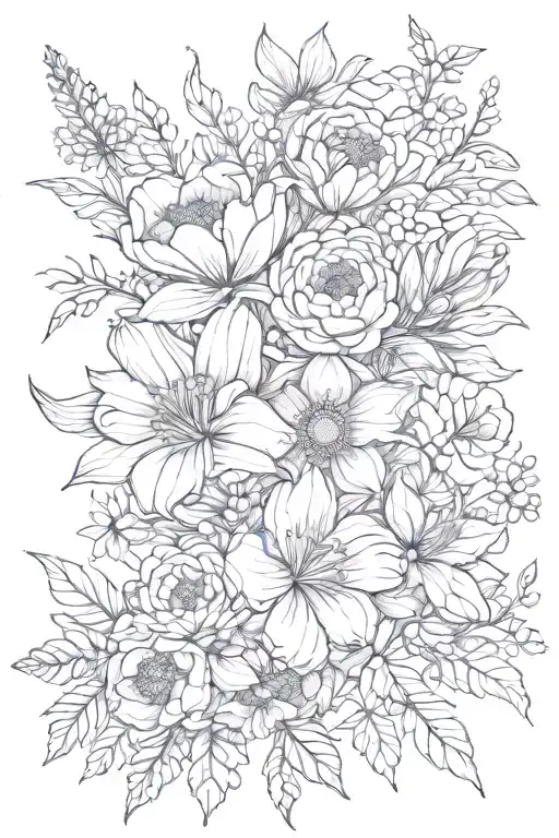 January February March April Birth Month Flowers Bouquets