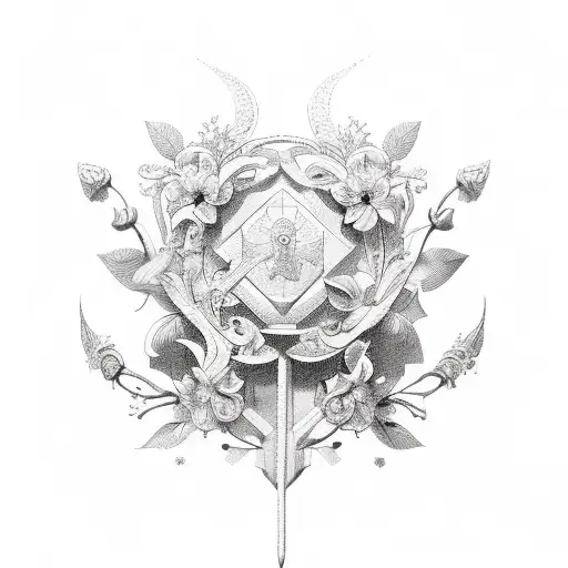 Esoteric Ancient Greek Floral