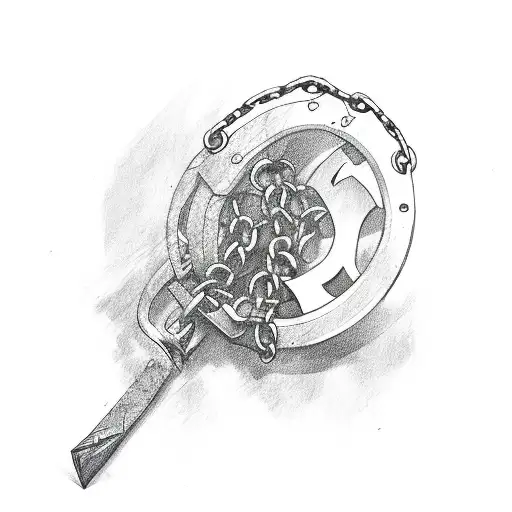 Axe With Broken Chains