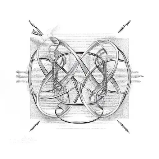 Music Notes Forming A Dna Double Helix