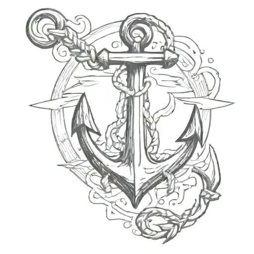 An Anchor That Has The Initial R