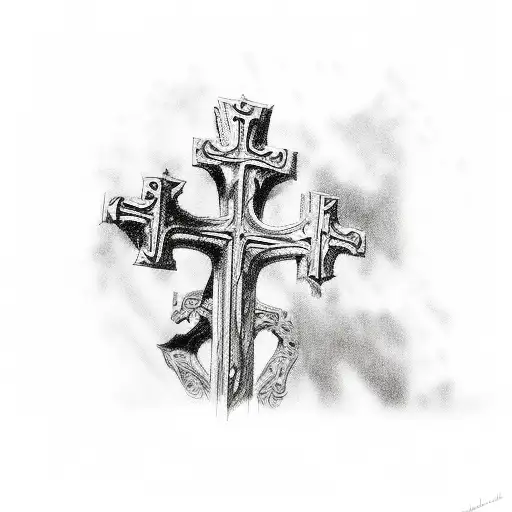 Christian Crosses And Ghosts