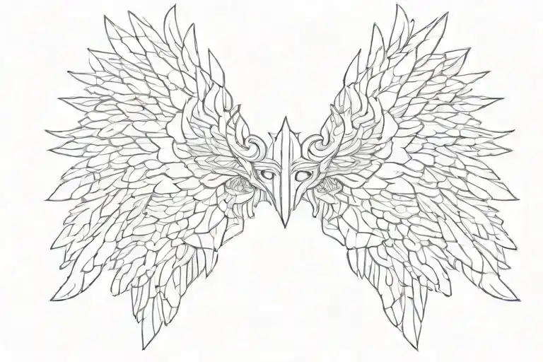 Valkyrie Face With Wings