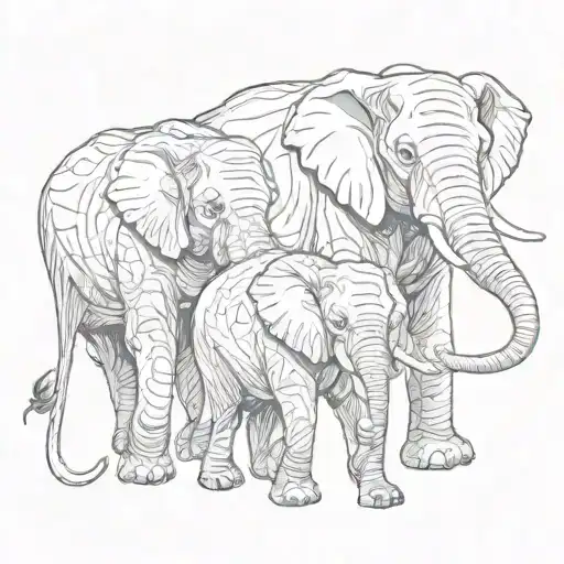 Three Elephant Brothers