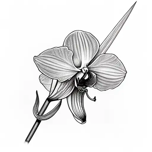 Orchid With Needle