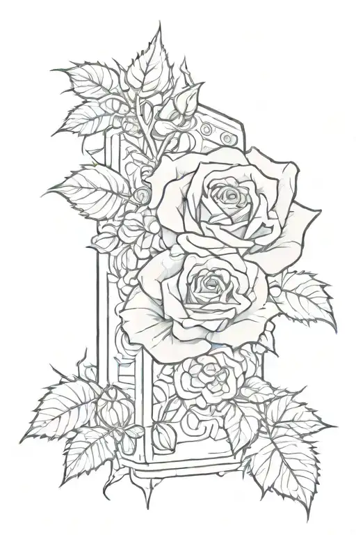 Spider Rose Refrigerator