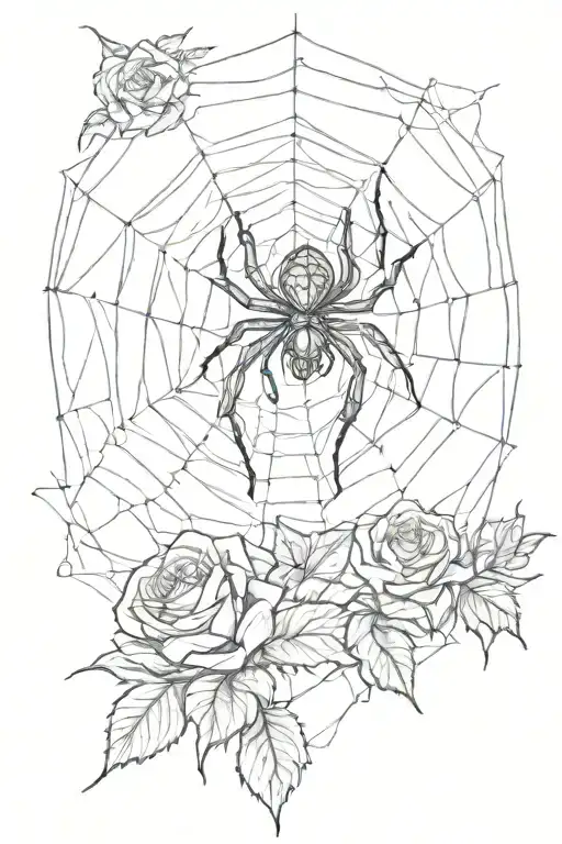 Spider Rose Web