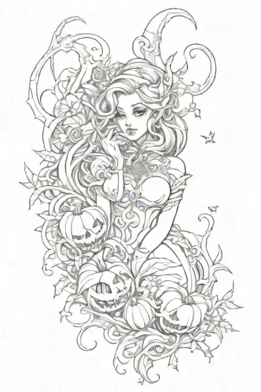 Fairytale Halloween Sleeve