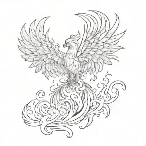 Phoenix Rising From Ashes