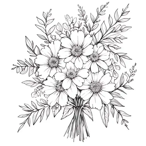 Birth Month Flower Bouquet