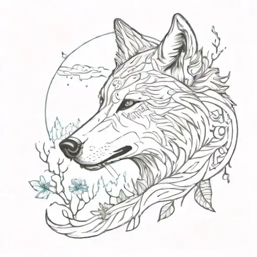 Wolf And Nature