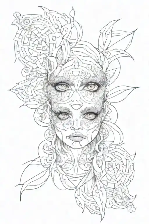 Psychedelic Eyes Looking