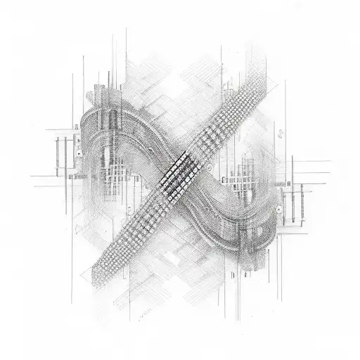 A Dna Strand Transforming Into Piano Keys