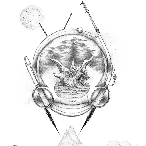 Combine The Interests In Mozambique And Nature To Create A Unique Tattoo Design