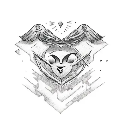 Complimenting Symbolic Love Tattoo Simple