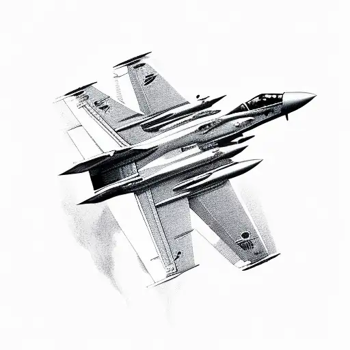 F-14 Airplane Silhouette