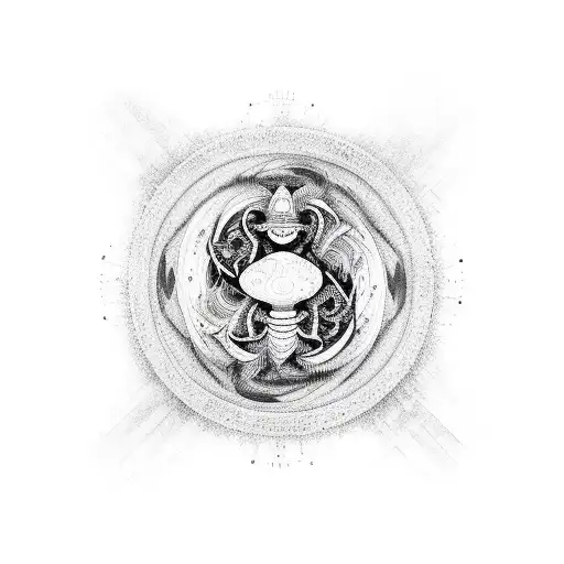 Ying And Yang And Scorpio