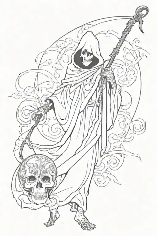 Grim Reaper Music Note